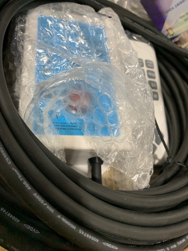 Photo 1 of CESAILT Pool Lights for Inground Pool, 10 Inch 12V LED Underwater Light, 60W with 50 Feet Cord Fits 10" Wet Niches