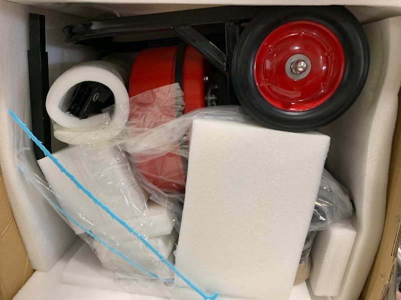 Photo 1 of Drain Cleaning Machine 100Ft 1/2 Inch Cable, 450W Auto Feed Portable Electric Sewer Snake, Electric Drain Auger with 6 Cutter Air-Activated Foot Switch for 2" to 4" Pipes