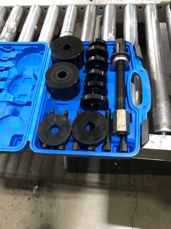 Photo 1 of NYXOVA 19pcs Front Wheel Drive Bearing Removal Installation Service Tool Kit, Wheel Bearing Removal Kit, Bearing Removal Install Adapter Puller Pulley Service Tool Kit