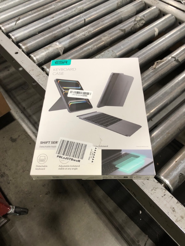 Photo 1 of ESR for iPad Pro 13" (M4) 2024 Case with Keyboard, Magnetic Detachable Keyboard, Portrait/Landscape Modes, Large Click-Anywhere Trackpad, Backlit Keys, Shift Series, Dark Gray