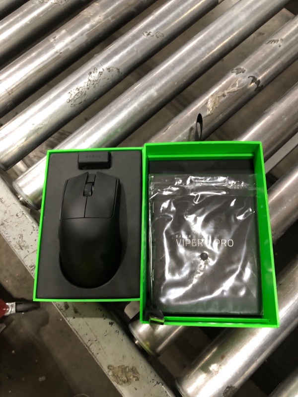 Photo 1 of Razer Viper V3 Pro Wireless Esports Gaming Mouse: Symmetrical - 54g Lightweight - 8K Polling - 35K DPI Optical Sensor - Gen3 Optical Switches - 8 Programmable Buttons - 95 Hr Battery - Black