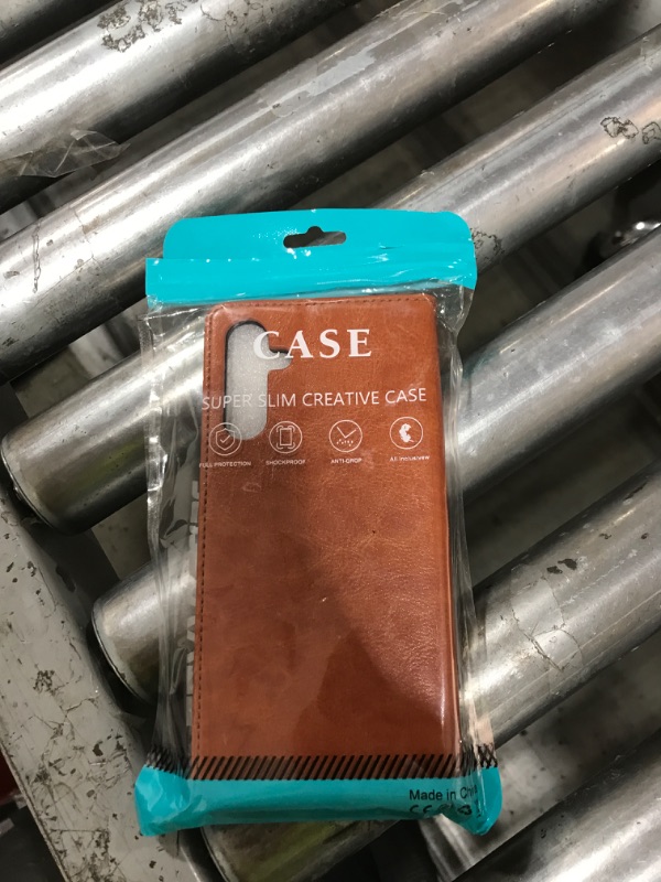 Photo 1 of ZZXX for Samsung Galaxy A15 Wallet Case with [RFID Blocking] Card Slot Stand Strong Magnetic Leather Flip Fold Protective Phone Case for Samsung Galaxy A15 Case Wallet(Brown-6.5 inch)