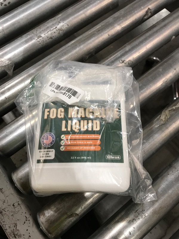 Photo 1 of Fog Machine Liquid - 32 oz Tillbrook Fog Machine Fluid - High Density & Long-Lasting Fog Juice - Low-Lying, Universal, Water-Based Solution for Spooky Halloween Parties, Haunted Houses, & Concerts