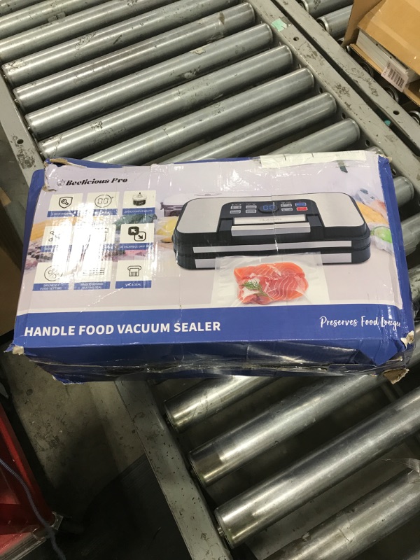 Photo 1 of 95Kpa Powerful Precision Pro Vacuum Sealer, with Double Heat Seal & Double Pump, Easy-Lock Handle, 10-in-1 Vacuum Sealer Machine for Food with Bags Storage, Built-in Cutter, Stainless Steel