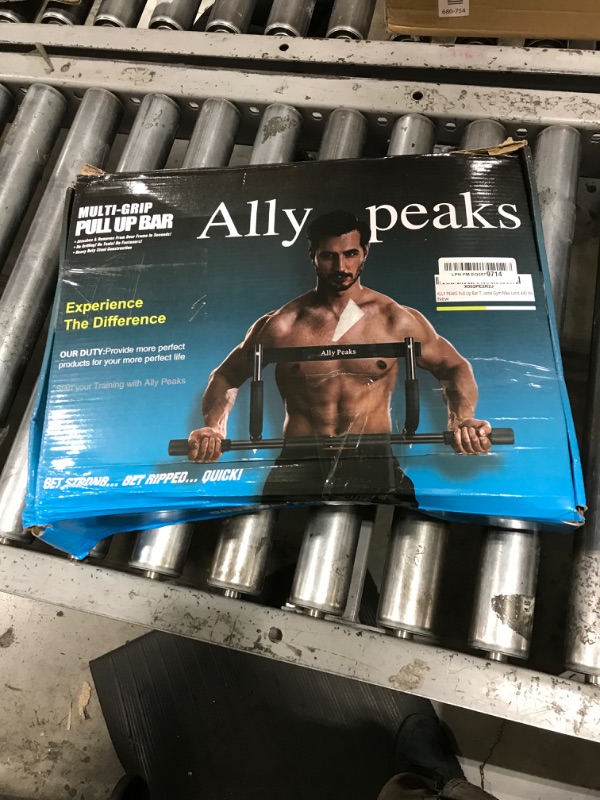 Photo 1 of ALLY PEAKS Pull Up Bar Thickened Steel Pipe Super Heavy Duty Steel Frame Upper Workout Bar| Multi-Grip Strength for Doorway | Indoor Chin-Up Bar Fitness Trainer for Home Gym Max Limit 440 lbs