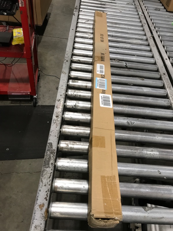 Photo 1 of 1 1/8 Inch Diameter Curtain Rods, 72-144” Telescoping Large Single Window Drapery Rod Heavy Duty With Adjustable Modern Brackets, Warm Gold