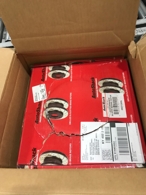 Photo 1 of ACDelco Silver Front Brake Rotor 18A1101A | GM 19261852 Brake Rotors for Select Toyota Sequoia, Toyota Tundra and more