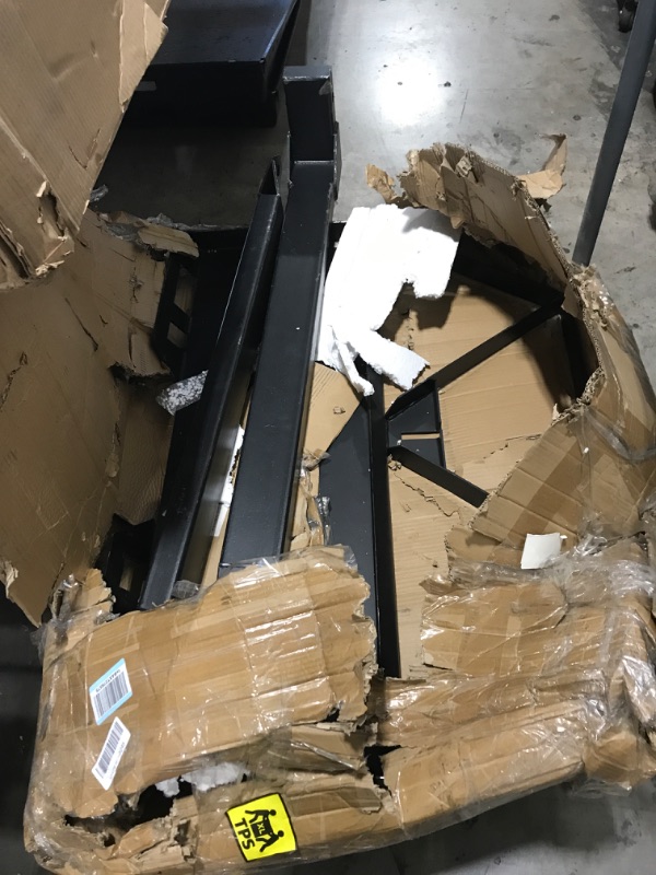 Photo 1 of 46" Skid Steer Pallet Fork, Quick Attach Mount Skid Steer Attachments with Hitch Ball, 2600 LBS Load Capacity Pallet Fork Frame with 46" Fork Blades for Tractors Loaders