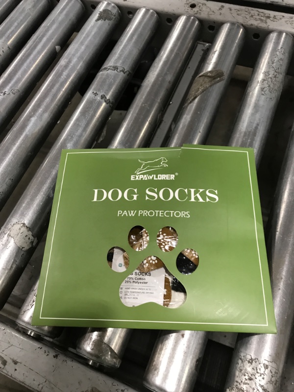 Photo 1 of EXPAWLORER Anti Slip Dog Socks to Prevent Licking Paws, Dog Shoes for Hot Pavement, Dog Booties for Small Medium Large Senior Dogs, Traction Control Boots & Paw Protectors for Hardwood Floors