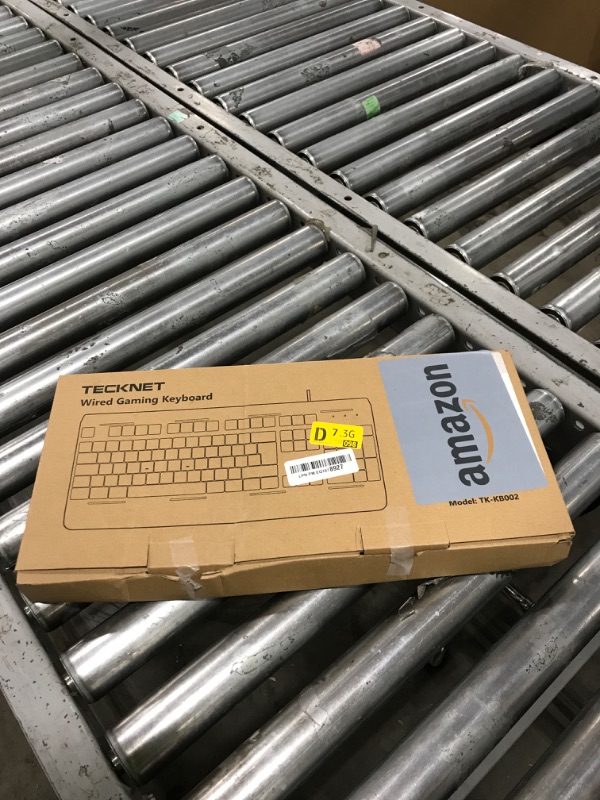 Photo 1 of TECKNET Gaming Keyboard, USB Wired Computer Keyboard, 15-Zone RGB Illumination, IP32 Water Resistance, 25 Anti-ghosting Keys, All-Metal Panel (Whisper Quiet Gaming Switch)
