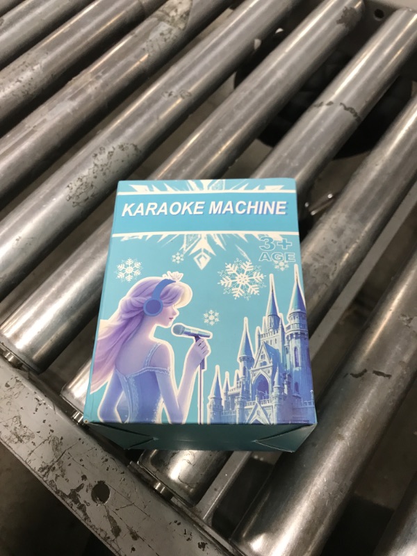 Photo 1 of Mini Karaoke Machine for Kids Froze Toys for Girl Princess Toys 3 4 5 6 7 8 9 10 Year Old Girl Birthday Gifts Kids Toys Toddler Wireless Microphones