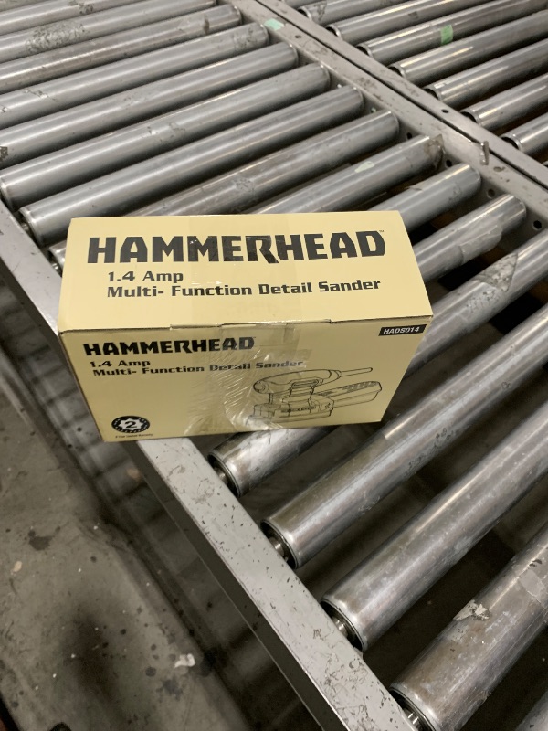 Photo 1 of Hammerhead 1.4-Amp Multi-Function Detail Sander with 12pcs Sandpaper, Dust Collection System, and Detail Attachment - HADS014