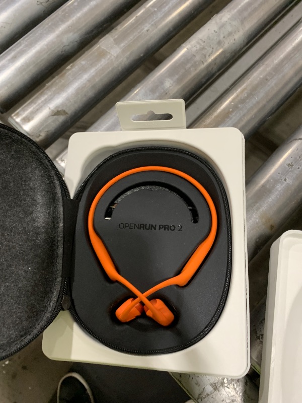 Photo 1 of SHOKZ New OpenRun Pro 2 - Open-Ear, Bone Conduction Sport Headphones - with Reflective Strip - Sweat Resistant, Workout Headphones - Secure, Wireless, Comfortable Fit-Deep Bass and Smart Mic App