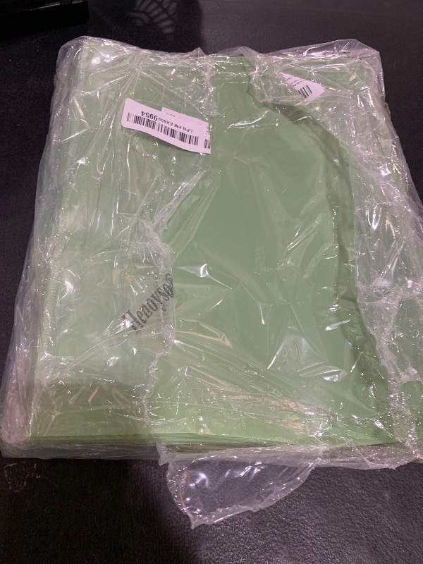 Photo 1 of Henoyso 60 Pcs Plastic Folders with Clear Front Pockets Heavy Duty File Folders with 2 Pockets and Card Slot for Student Communication School Office Presentation Report (Sage Green)