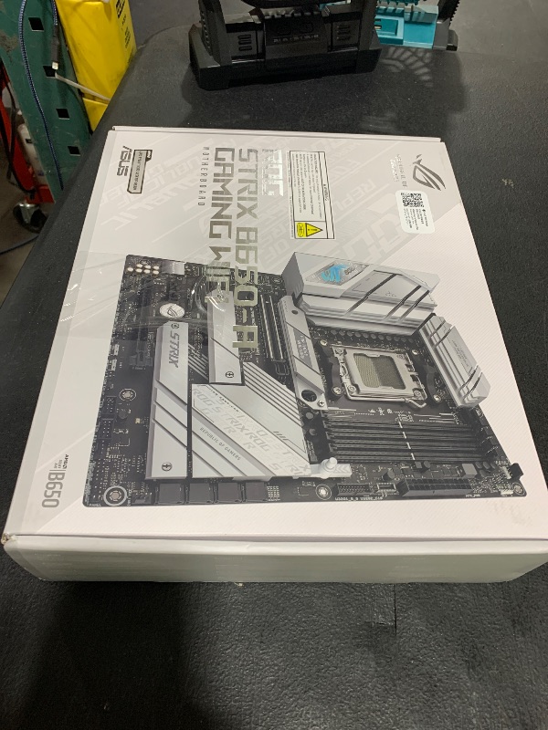 Photo 1 of ASUS ROG Strix B650-A Gaming WiFi 6E AM5 (LGA1718) Ryzen 7000 Motherboard(12+2 Power Stages,DDR5,3xM.2 Slots,PCIe® 4.0, 2.5G LAN,WiFi 6E,USB 3.2 Gen 2x2 Type-C® Port)