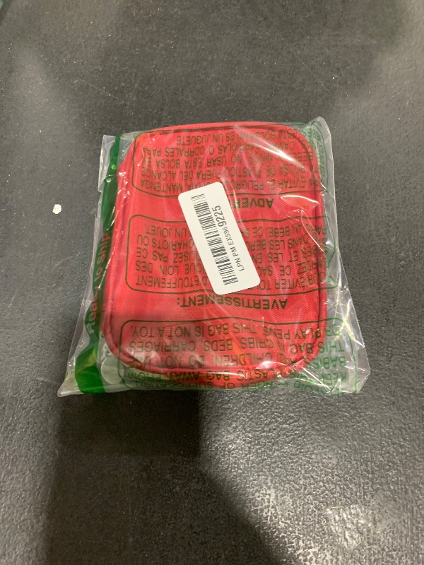 Photo 1 of Linsiter Portable Empty First Aid Bag, Mini Travel Medicine Pouch Double Zippers Handy Pills Pocket for Travel Home, Red
