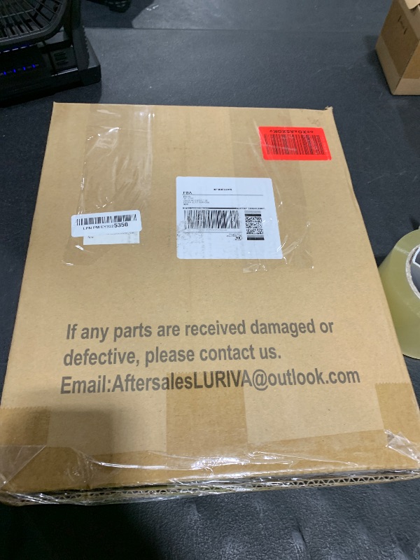 Photo 1 of ITEM IS MISSING PARTS, UNSURE WHAT PARTS ARE MISSING -----------------------------------------------------LURIVA Transparent Clear Small Animal Playpen, Guinea Pig Cages, Puppy Dog Playpen, Pet Playpen, Rabbit Bunny Indoor Fence Pen Enclosure, White Clear