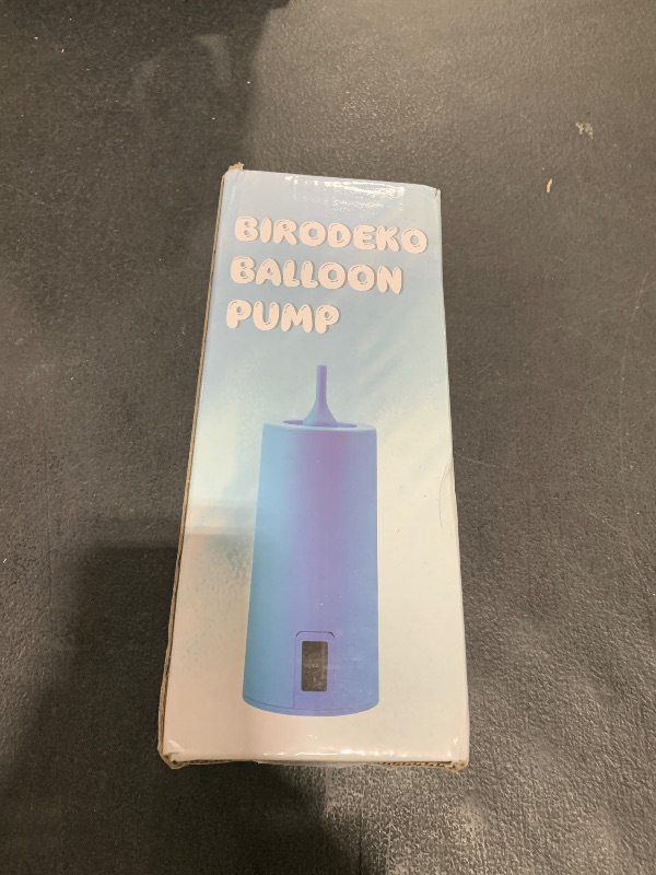 Photo 1 of Birodeko Electric Air Balloon Pump - 260 Balloon Pump Air Inflator Party Air Blower Pump for All Balloons | Great for Long Animal Twisty Curly Balloon, Foil Balloons (Sky Blue)
