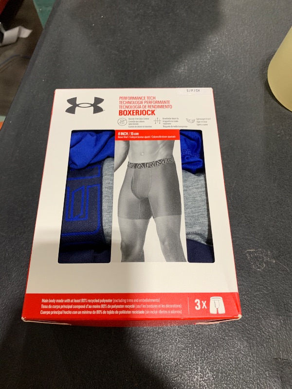 Photo 1 of Under Armour Men's Multi-Pack Standard Tech Boxer Brief, 6" Inseam, All-Day Comfort & Ultra-Soft