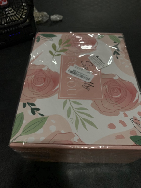 Photo 1 of Birthday Gifts for Women Self Care Friendship Gifts, Rose Relaxing Spa Gifts Basket Care Package w/ Luxury Flannel Blanket 20 Oz Tumbler, Unique Mothers Day Gift Idea for Mom Her Friend Sister Wife