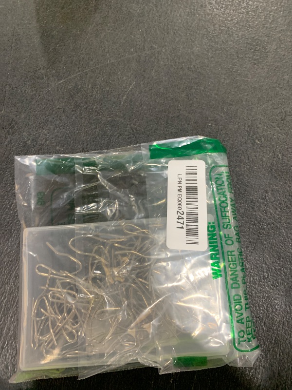 Photo 1 of 58 Pcs Metal Curtain Hooks, Nydotd Silver Rustproof Stainless Steel Plated Nickel Hooks Heavy-Duty Offset Pin-On Drapery Hooks for Window Curtain, Door Curtain and Shower Curtain(1.2" x 1")