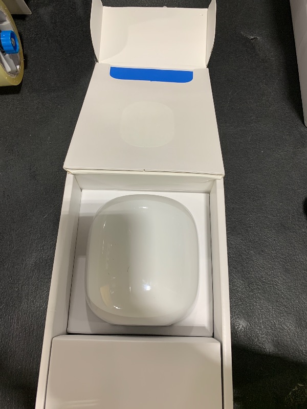 Photo 1 of Google Nest WiFi Pro - Wi-Fi 6E - Reliable Home Wi-Fi System with Fast Speed and Whole Home Coverage - Mesh Router - Snow
