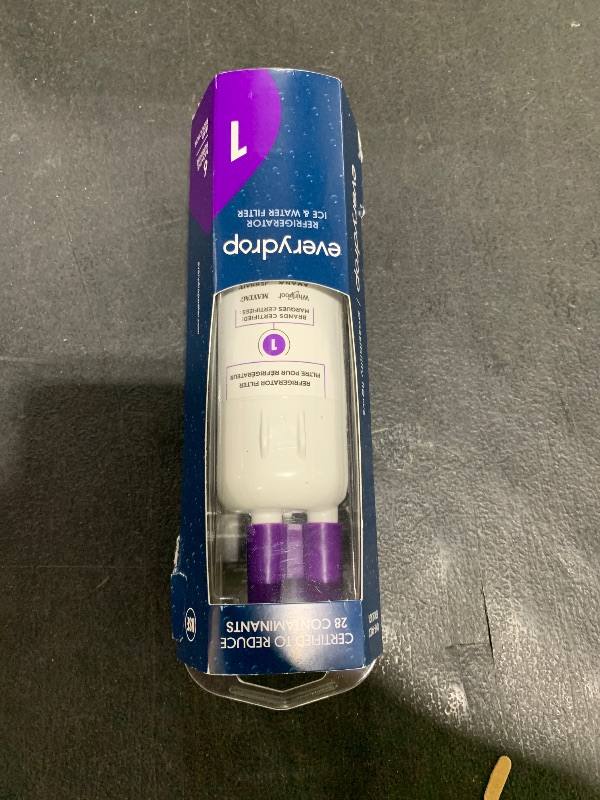 Photo 1 of everydrop by Whirlpool Ice and Water Refrigerator Filter 1, EDR1RXD1, Single-Pack , Purple