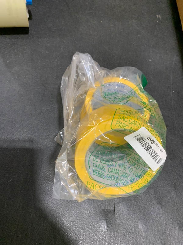 Photo 1 of XUXU 2 Pack Duct Tape Heavy Duty Waterproof, Strong Adhesive Yellow Duct Tape Bulk for Indoor Outdoor Repairs Tear by Hand, 40 Yards x 2 Inch Total