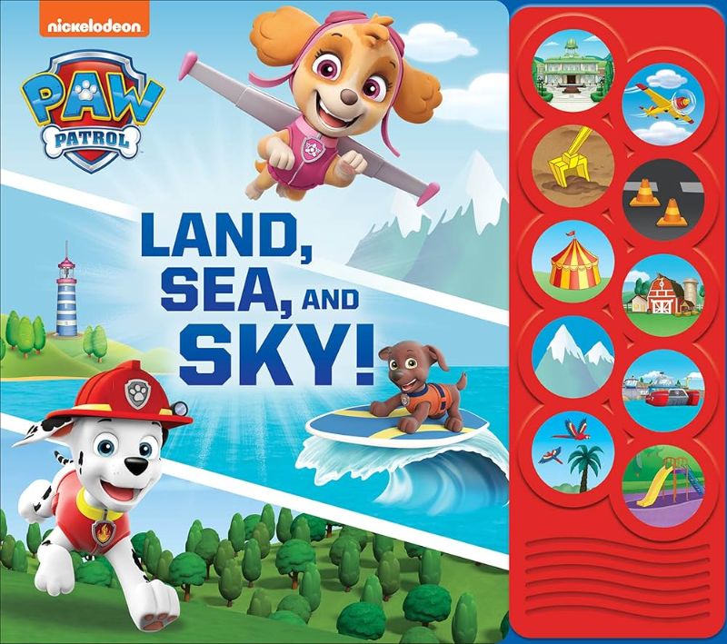 Photo 1 of LAND, SEA, AND SKY. PAW PATROL BOOK 