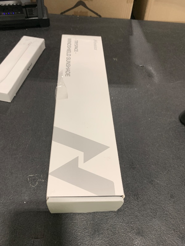 Photo 1 of [2025 Upgrade] Nmoiss Windshield Sun Shade Umbrella - [Vinyl Coating Heat Shield] Protect Car from Sun Rays & Heat Damage Keep Cool and Protect Interior, Spring Structure Edge Medium 56" L x 31" W