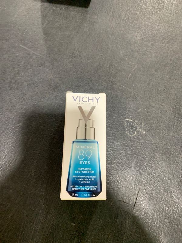 Photo 1 of Vichy Mineral 89 Eye Serum, Hyaluronic Acid and Caffeine Cream, Under Eye Cream For Dark Circles, Hydrating & Puffiness Reducer, Opthalmologist Tested