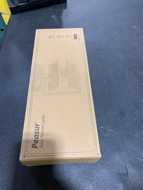 Photo 1 of [6 Packs] Solar Lights Outdoor Motion Sensor Solar Security Lights Waterproof with 3 Lighting Modes Solar Powered Wall Lights Outside for Garden Fence Yard Deck