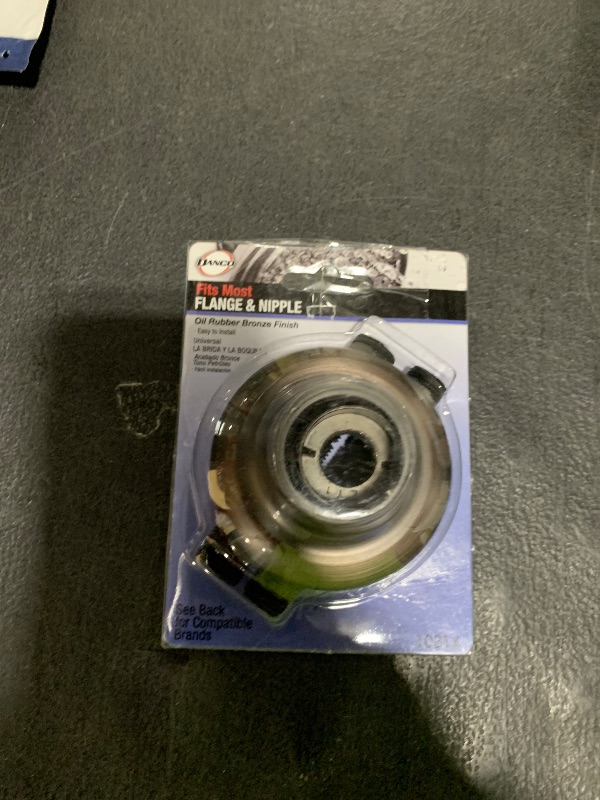 Photo 1 of DANCO Universal Adjustable Tub and Shower Handle Flange, Universal, Oil Rubbed Bronze, 1-Kit (10314)