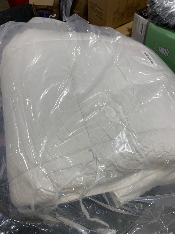 Photo 1 of YOUR MOON Luxurious All Season Wool Comforter King Size, 100% Natural Australian Wool Filling, Hypoallergenic Comforter Duvet Insert, Noiseless Cotton Shell (White)
