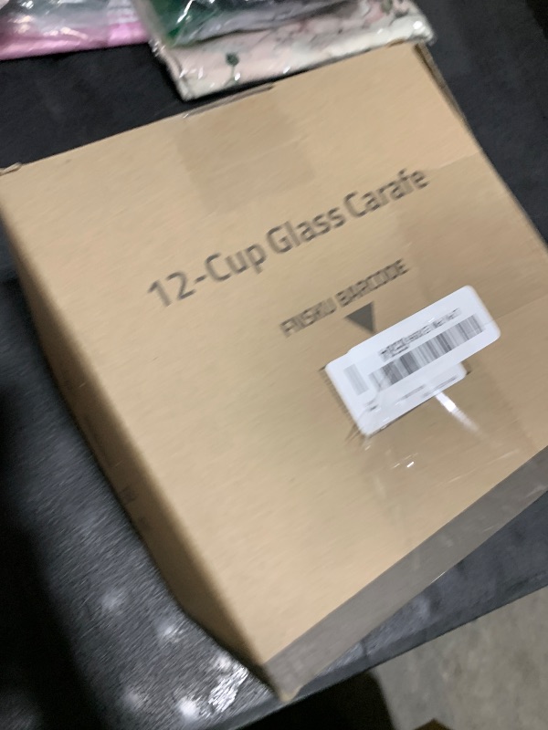 Photo 1 of 12-Cup Replacement Glass Carafe for Cuisinart Coffee Maker Models CHW-12, CHW-12P1, DCC-1100BK, DCC-1200, DCC-2650, DGB-550BK, DGB-550BK1 DGB-625BC, DGB-700BC, and SS-12 Part# DCC-1200PRC