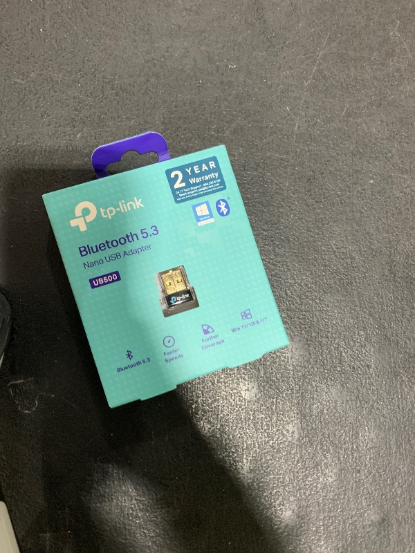 Photo 1 of TP-Link USB Bluetooth Adapter for PC - Bluetooth 5.3 Dongle Receiver, Plug and Play, Nano Design, EDR & BLE, Supports Windows 11/10/8.1/7 for Desktop, Laptop, PS5/PS4/Xbox Controller (UB500)