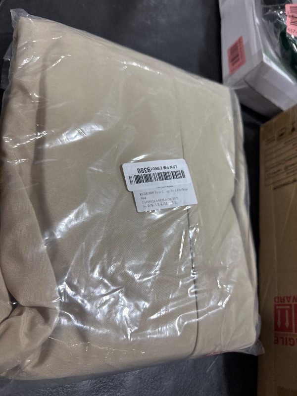 Photo 1 of MASTERCANOPY Patio Umbrella 9 ft Replacement Canopy for 8 Ribs-Beige Canopy Only