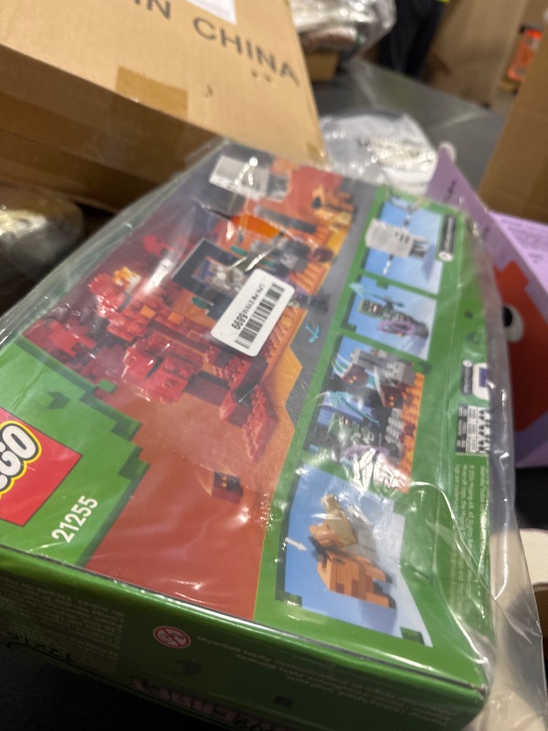 Photo 1 of LEGO Minecraft The Nether Portal Ambush Adventure Set, Building Toy for Kids with Minecraft Action Figures and Battle Scenes, Minecraft Toy for Boys, Girls and Gamers Ages 8 and Up, 21255