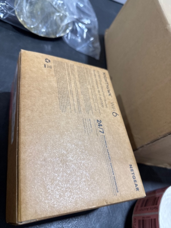 Photo 1 of NETGEAR 4-Stream WiFi 6 Router (R6700AX) – Security Features, AX1800 Wireless Speed (Up to 1.8 Gbps), Covers up to 1,500 sq. ft., 20 Devices – Free Expert Help