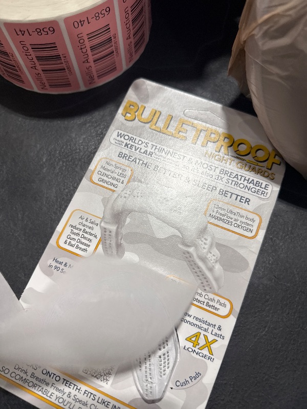 Photo 1 of BulletProof Night Guard: World’s Thinnest Mouth Guard For Grinding Teeth At Night. TMJ Bite Clenching Mouthguard For Sleeping. Women Men Nighttime Dental Bruxism Relief Nightguard for Sleep Adult Kids