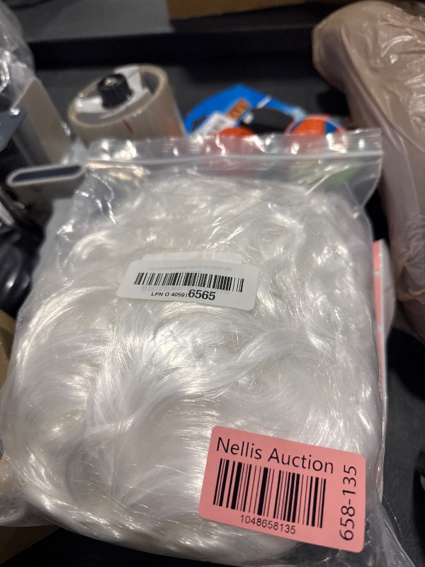 Photo 1 of ANOGOL Hair Cap+ White Curly Baroque Wig Ringlet Curls 18th Century Wig Synthetic Updo White Female Judge Lawyer Wigs Powdered Wigs for Women Cosplay Halloween Costume Christmas Masquerade Party
