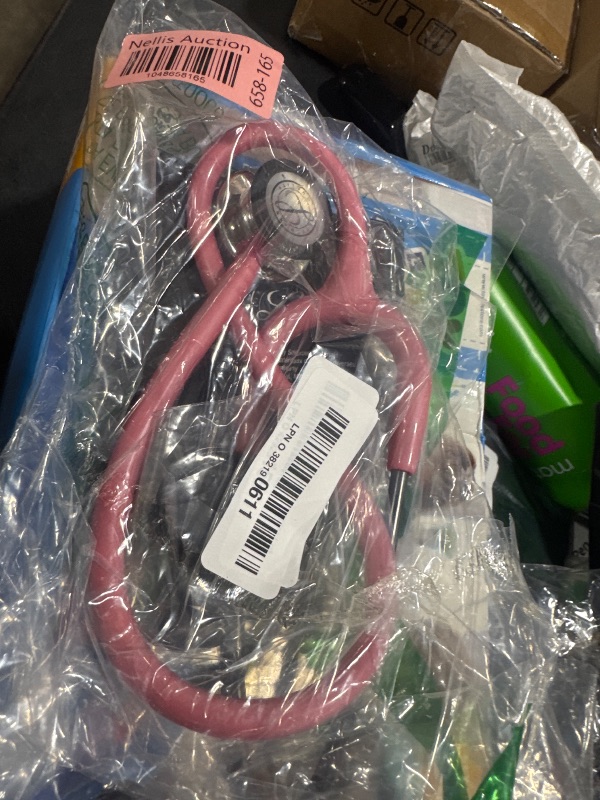 Photo 1 of 3M Littmann Classic III Monitoring Stethoscope, 5962, More Than+C19:C70 2X as Loud, Weighs Less, Stainless Steel Mirror-Finish Chestpiece, 27" Pearl Pink Tube, Pink Stem, and Smoke Headset