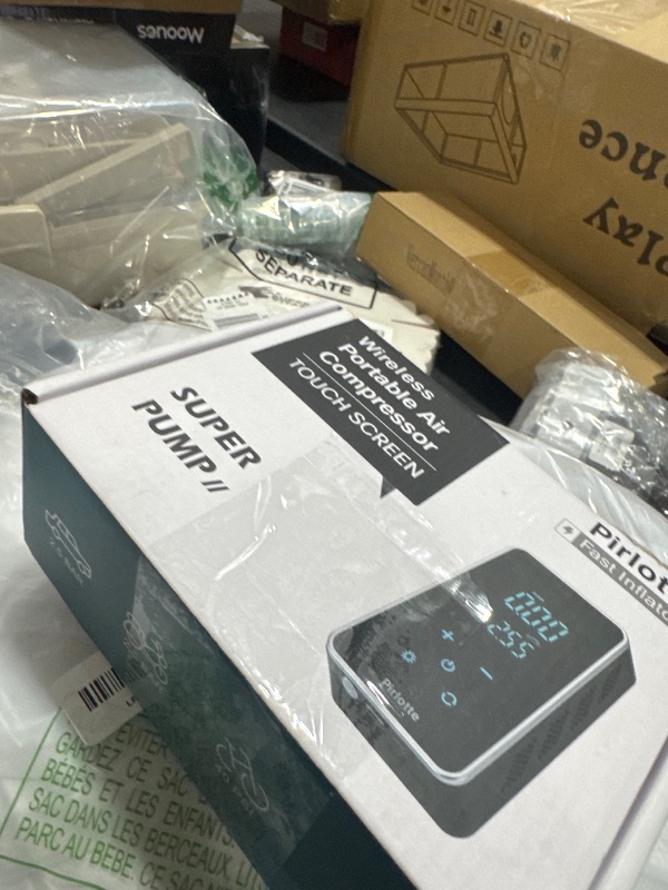 Photo 1 of Tire Inflator Portable Air Compressor-18000mAh&150 PSI Portable Air Compressor for Car Tires-Air Pump Cordless Dual Value Inflation, Bike Pump with Tire Gauge, LED Light, Touch Screen