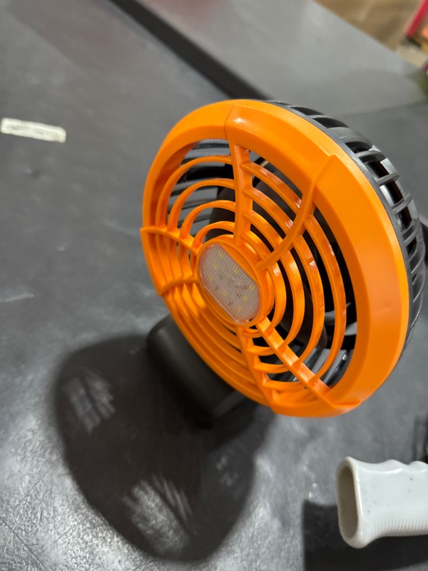 Photo 1 of Durapower Clip-on Camping Fan with LED Lantern, Magnetic Base & Hanging Hook – Ideal for Travel, Tent, RV, Picnic, Treadmill, Stroller, Golf Cart & Home