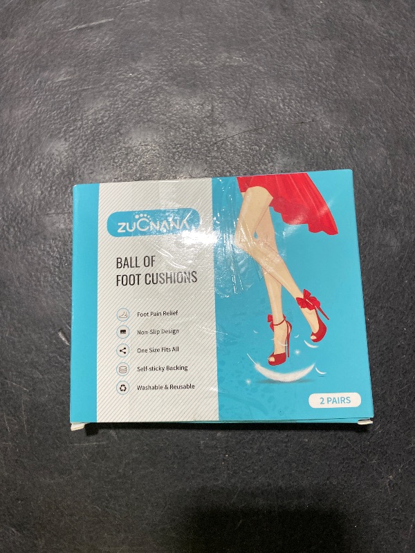 Photo 1 of ZUCNANA Metatarsal Pads for Women, Ball of Foot Cushions, Non Slip Heel Pads for Shoes, Heel Cushions for Women Foot Pain Relief and Comfort, One Size Fits Any (2 Pairs Beige)