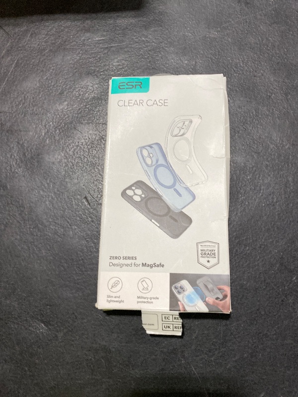 Photo 1 of ESR for iPhone 16 Pro Case Clear, Compatible with MagSafe, Magnetic Slim Phone Case for iPhone 16 Pro, Camera Protection, Shockproof Thin Cover, Resists Yellowing and Scratches, Clear