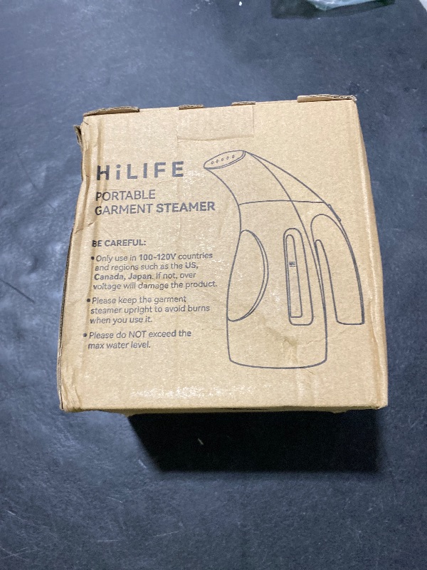 Photo 1 of HiLIFE Steamer for Clothes, Portable Handheld Design, 240ml Big Capacity, 700W, Strong Penetrating Steam, Removes Wrinkle, for Home, Office(ONLY FOR 120V)