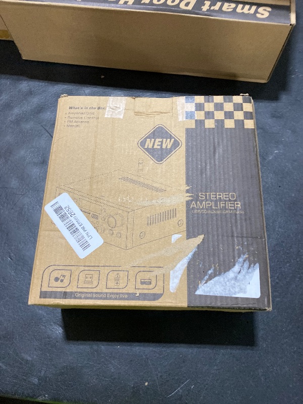 Photo 1 of Facmogu KS-33BT 2.1CH Stereo Audio Amplifier Receiver with Active Subwoofer Output, RMS 60Wx2 Max 400Wx2 Mini BT Amp Home Theater Stereo Receiver, Bluetooth 5.0 HiFi Receivers w/MIC/Echo/USB/SD/AUX/FM