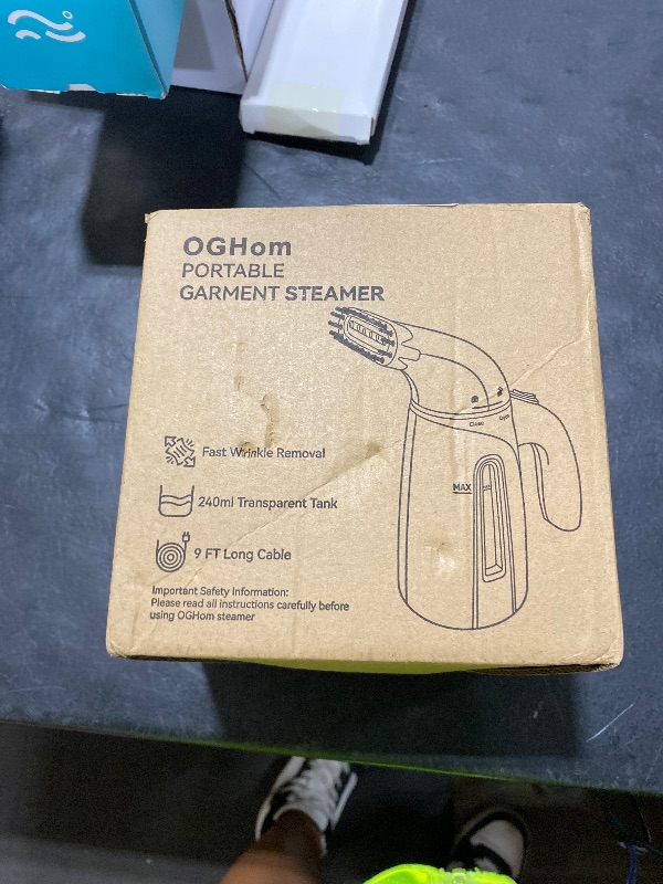 Photo 1 of OGHom Steamer for Clothes, Handheld Clothing Steamer for Garment, 240ml Big Capacity 700W Portable Travel Steam Iron (Only for 120V)