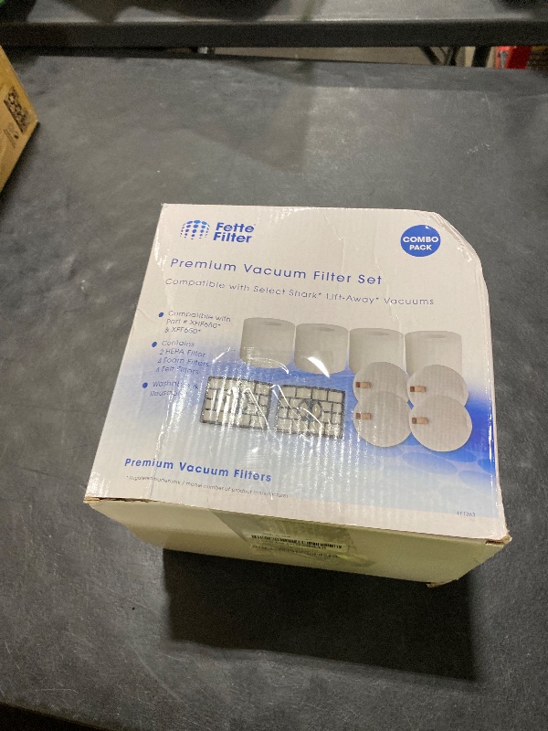Photo 1 of Fette Filter Vacuum Filter Set Compatible with Shark Rotator Powered Lift-Away NV650, NV650W, NV651, NV652, NV750W, NV751, NV752, NV831, NV835. Compare to # XFF650 & XHF650 (2 Hepa 4 Foam)